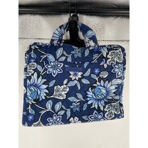 Vera‎ Bradley Women's Blue Floral Quilted Travel Hanging Organizer Bag